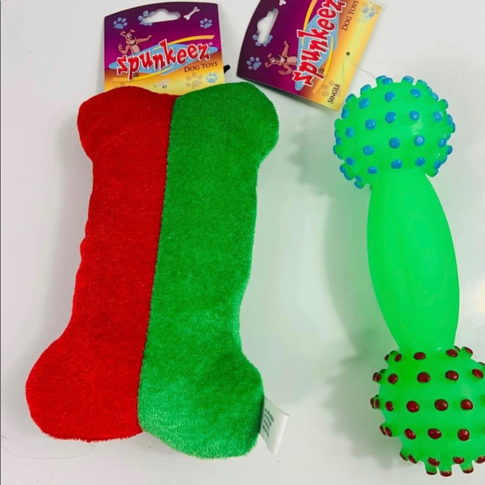 Brand New (2) Squeaky Dog Toys